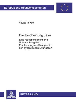 cover image of Die Erscheinung Jesu